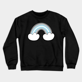 Demiboy pride flag Crewneck Sweatshirt